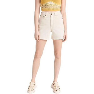 House of Harlow 1960 Women's Size 29 Cream High Rise Mom Bermuda Shorts